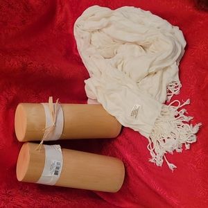 Ivory bamboo wrap Naturally Knotty